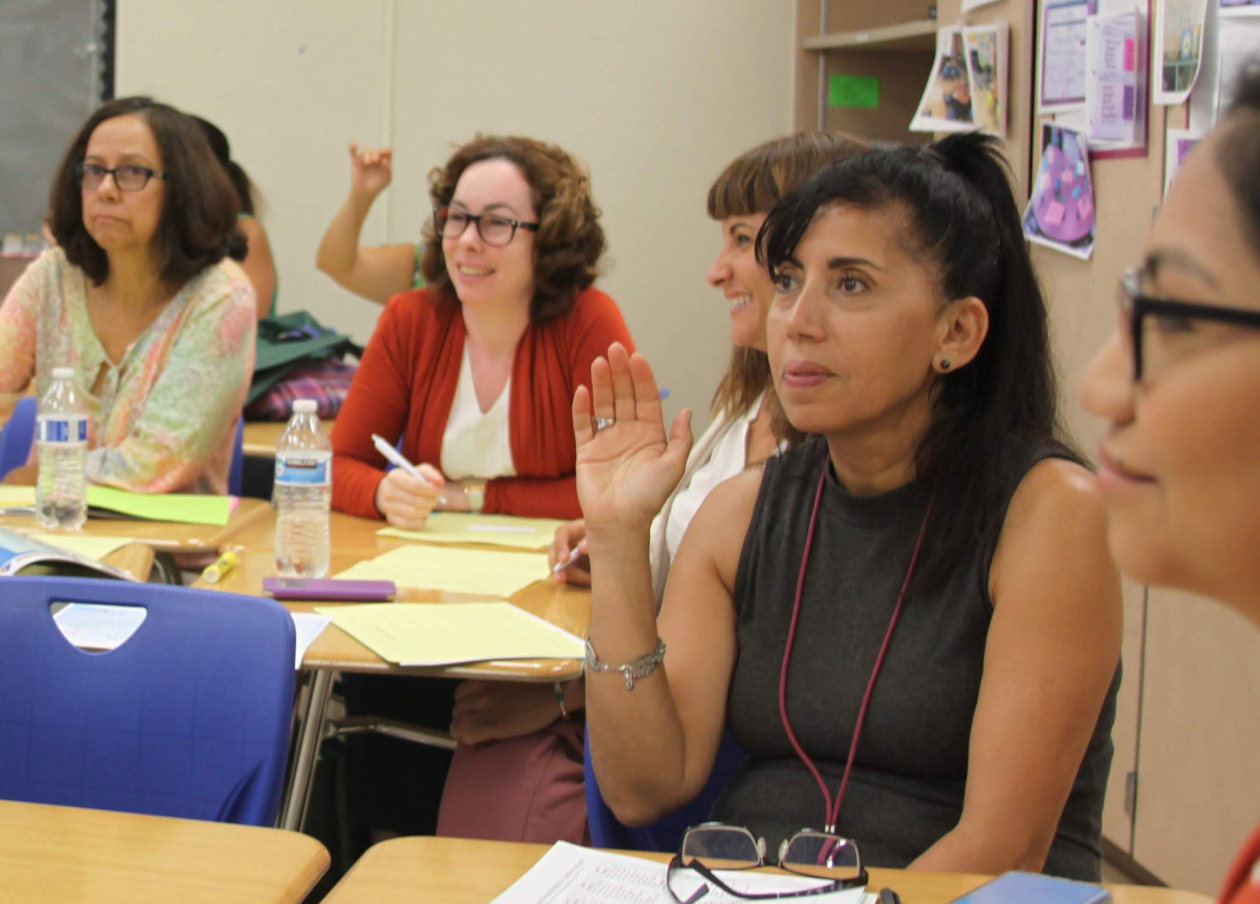 Teachers in professional development programs at Florida's School District of Palm Beach County benefit from the school system's close working relationship the regions colleges and universities. 