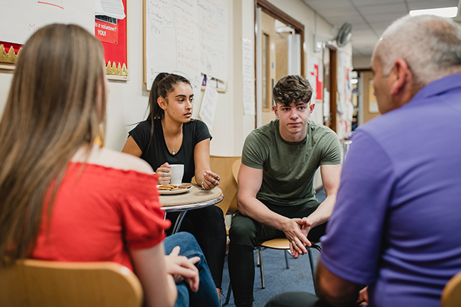 School restorative justice is a growing trend as K-12 administrators are replacing out of school suspensions with restorative practices.