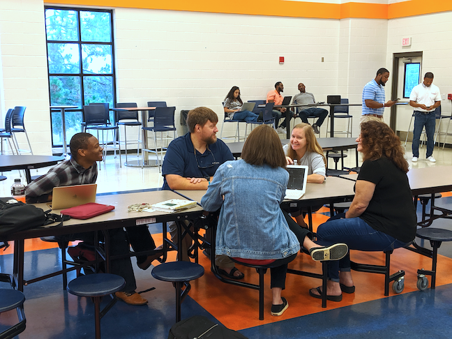 During districtwide professional development programs at Troy City Schools in Alabama, educators receive training on best practices to improve digital equity.