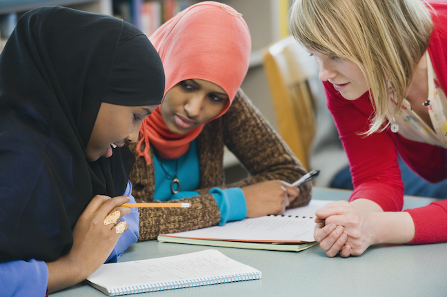 Systems that are set up during online learning to communicate with non-English-speaking pELLs students and parents can be used to build better communications programs that will remain in use when schools reopen. (Tetra Images-Erik Isakson/GettyImages.com)