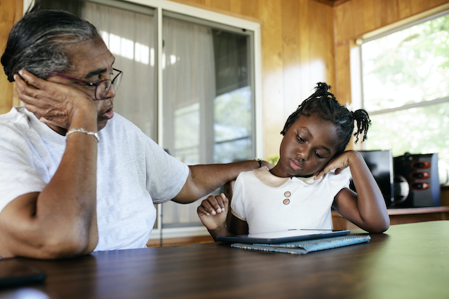 31% of Black households lack high-speed home internet and 17% don’t have a computer, a new analysis has found. (GettyImages/Willie B. Thomas)