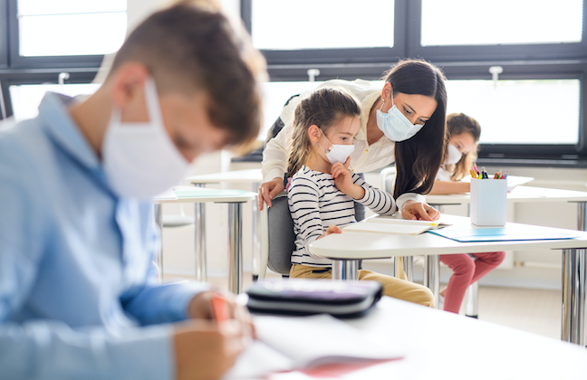 The Florida Education Association has sued the state, saying the push to reopen school classrooms hinders districts' ability to plan for hybrid instruction. (GettyImages/Halfpoint)