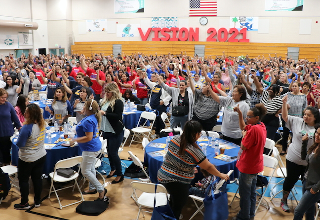 Several years ago, only a few parents would show up to most Bakersfield City School District events. Now, these meetings and activities are attended by hundreds of parents who also serve on advisory councils.