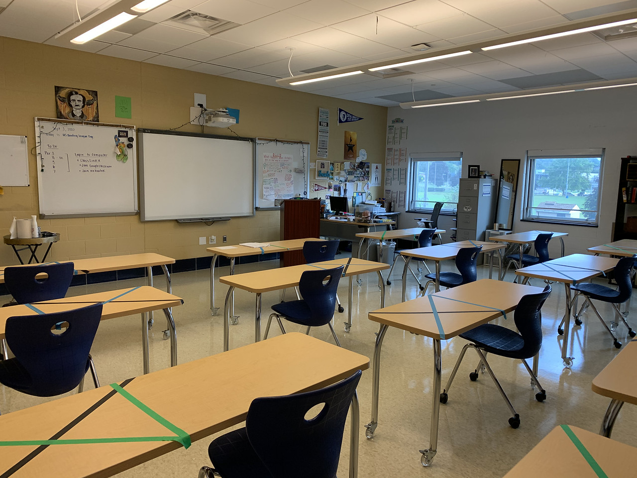 Classroom spacing