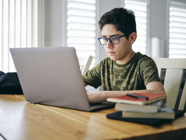 School districts are being asked to loosen mandatory video requirements for online learning because of student privacy and equity concerns. (GettyImages/RichLegg)