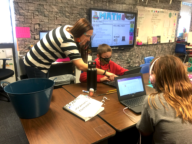 Bartlesville Public Schools in Oklahoma avoided staffing shortages but shifted to remote because of COVID spread in the community.