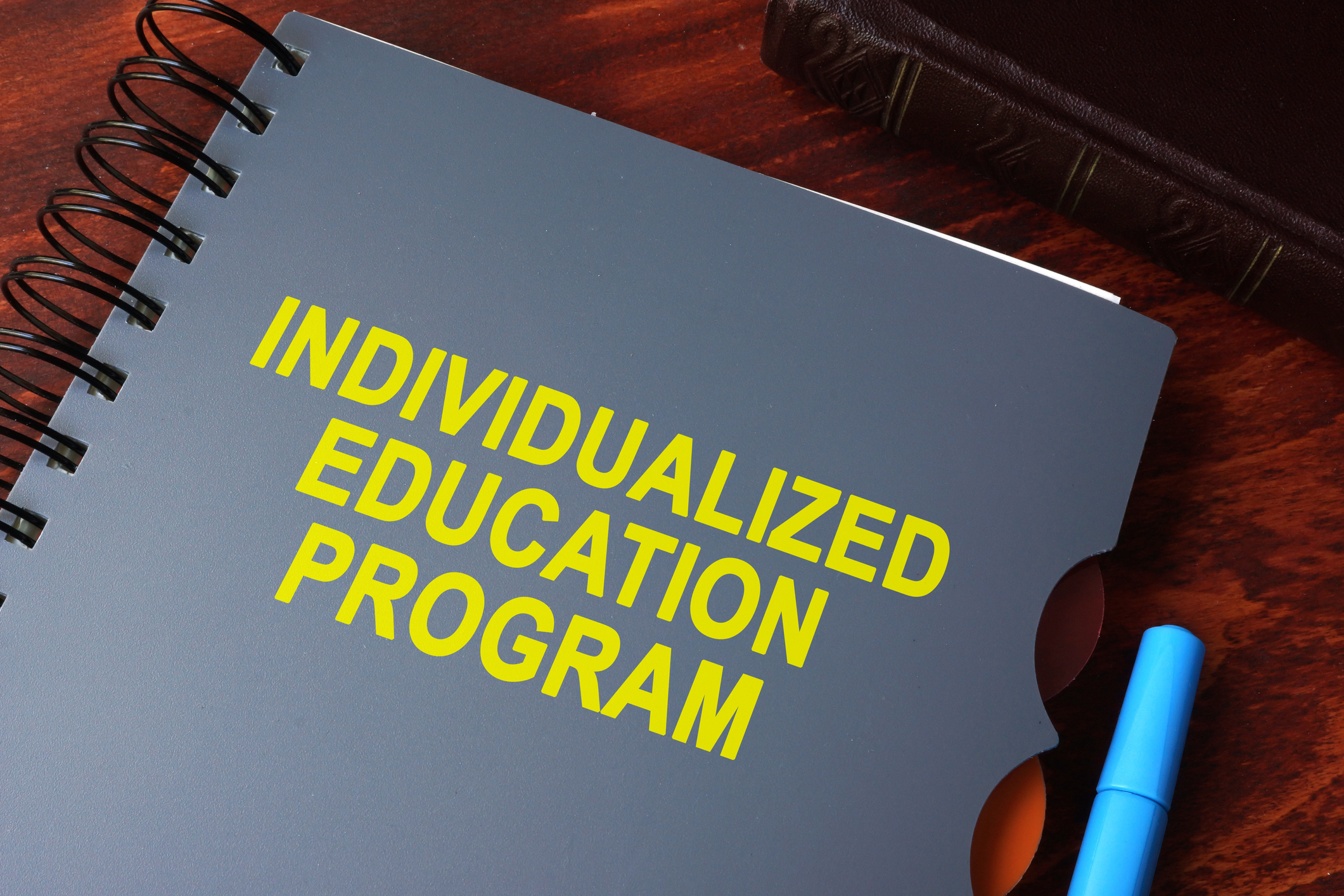 Book With Title Individualized Education Program Iep On A Table