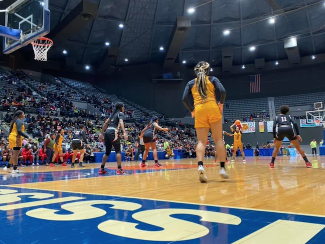 The Laurel High School Lady Tornadoes won the school's first state basketball championship in March. (Laurel School District/Facebook)