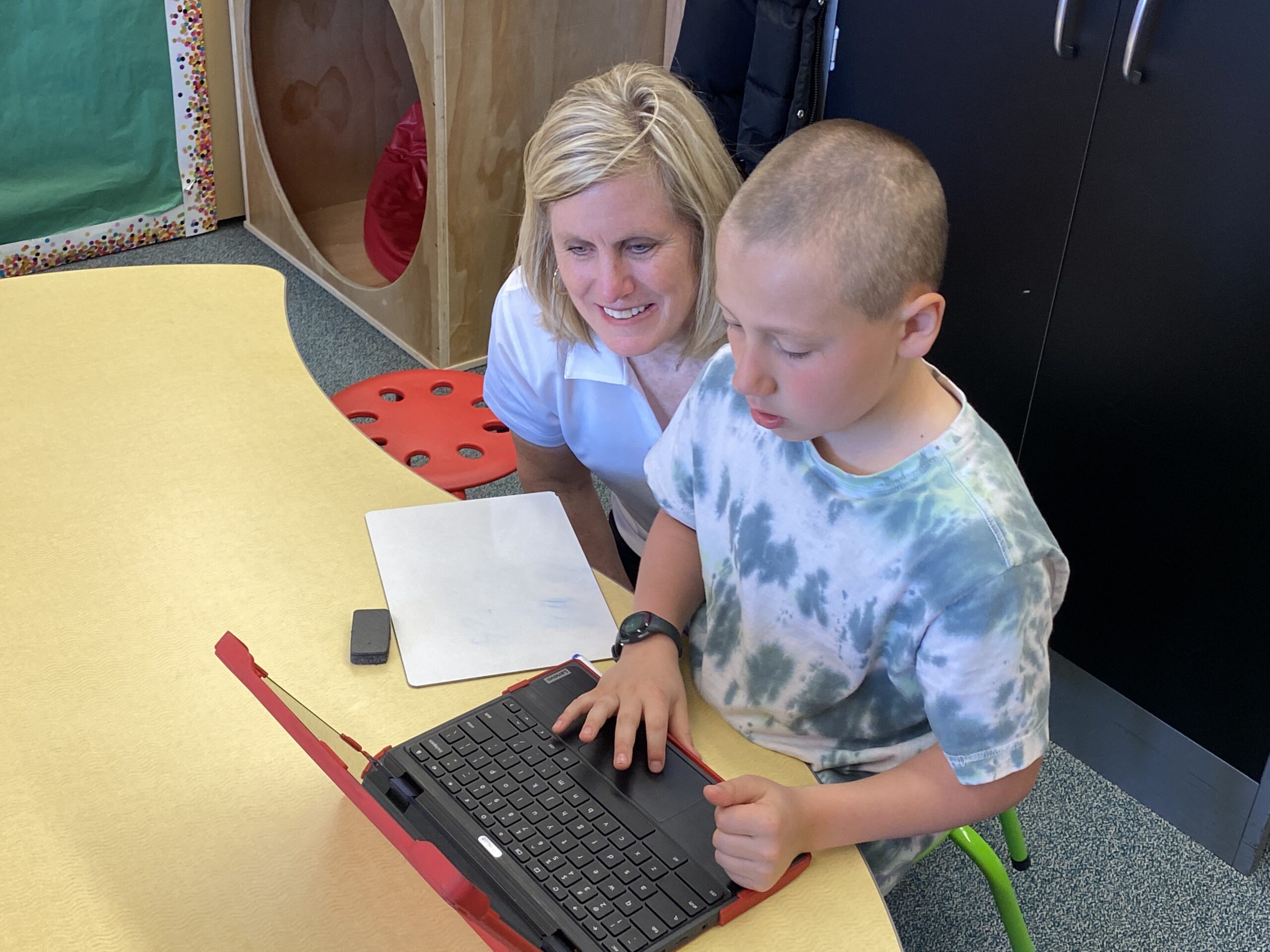 Superintendent Mary Pfeiffer wants each of her students in the Neenah Joint School District to have connection with an adult in their buildings. 