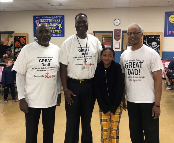 Continuous school improvement:Around 200 families have attended a recent series of Dads' All Pro Breakfasts in Virginia's Gloucester County Schools with Superintendent Walter 